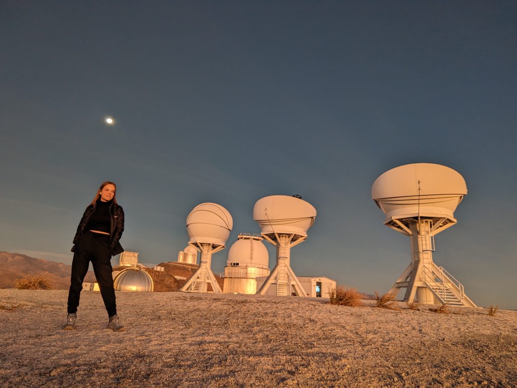 Budlong with the BlackGEM telescopes at La Silla.